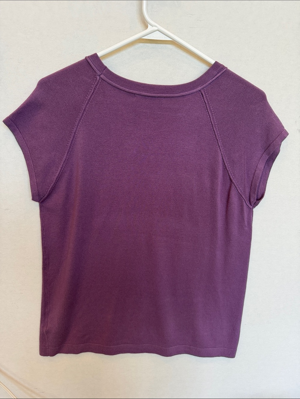 Staccato Plum Short Sleeve Crewneck Tee - Picture 5 of 5